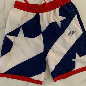 Red white and blue Nike swim shorts 🩳